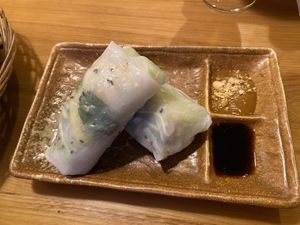 Vegan rolls at 36 Pho Co in Weimar