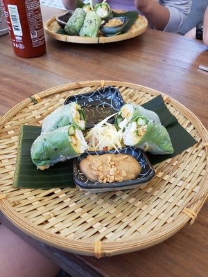 Vegane Reisrollen at 36 Pho Co in Weimar