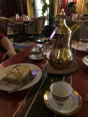 Coffee and dessert!  at Ranoush in St Louis