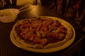 Pizza at La Bottega Pizzeria in Sassari