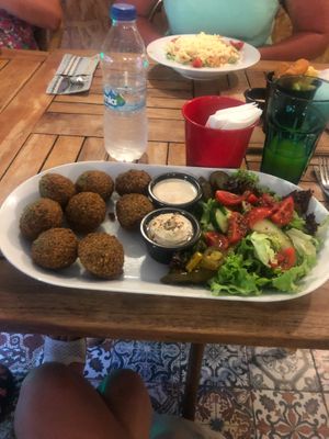 Falafel plate😄(best option in my opinion) at Rokka in Antalya