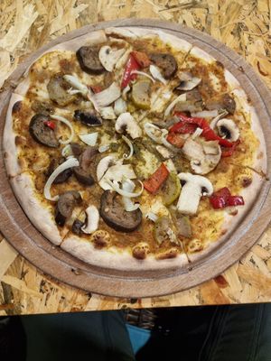 Pizza #Veganuary at Rokka in Antalya