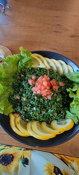 AMAZING tabbuleh! at Rokka in Antalya