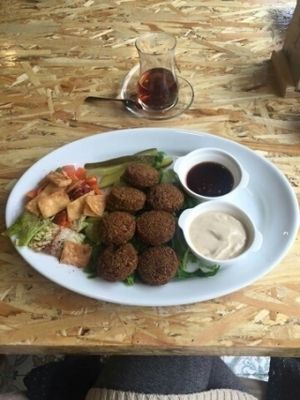 Falafel at Rokka in Antalya
