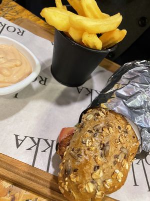 Halloumi sandwichh  at Rokka in Antalya