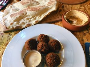 Falafel Plate at Rokka in Antalya