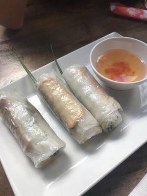 salad rolls at Asian Kitchen in Ho Chi Minh City