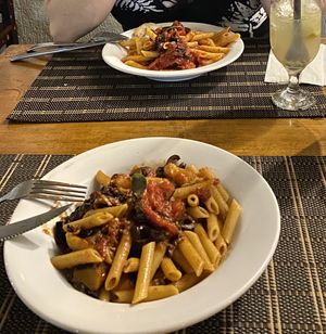 Yummy pastas!  at Spaghetto in Ubatuba