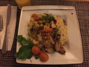 Vegan risotto. at Spaghetto in Ubatuba