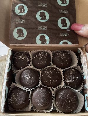 Butterscotch caramels  at Lagusta's Luscious Cafe in New Paltz