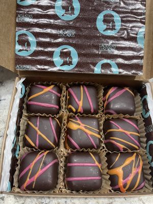 Maple Pecan caramels   at Lagusta's Luscious Cafe in New Paltz