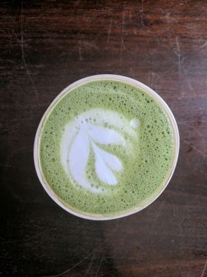 matcha ! at Lagusta's Luscious Cafe in New Paltz