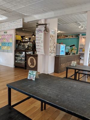 Inside The Commissary at Lagusta's Luscious Cafe in New Paltz