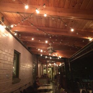 Back Patio at Arsaga's at the Depot in Fayetteville