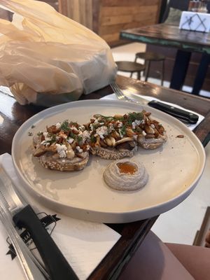 Mushroom on toast   at Bubba's - Ban Tai in Koh Phangan