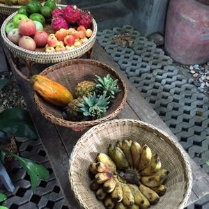 fresh fruits from the forest at Bodhi Tree Cafe in Chiang Mai