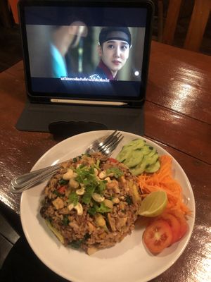 ข้าวผัดสัปปะรด at Bodhi Tree Cafe in Chiang Mai