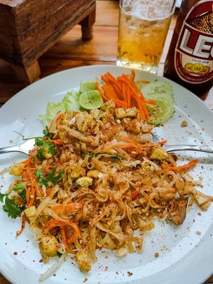 Pad Thai at Bodhi Tree Cafe in Chiang Mai