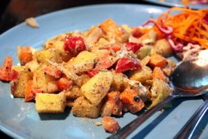 Potato salad.  at Bodhi Tree Cafe in Chiang Mai