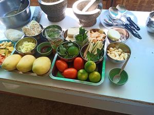 Cooking class at Bodhi Tree Cafe in Chiang Mai