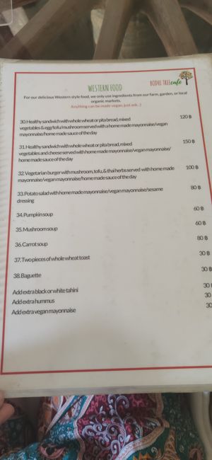 Western at Bodhi Tree Cafe in Chiang Mai