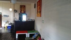 inside at Bodhi Tree Cafe in Chiang Mai