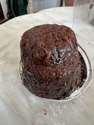 Chocolate lava cake  #Veganuary at Bodhi Tree Cafe in Chiang Mai