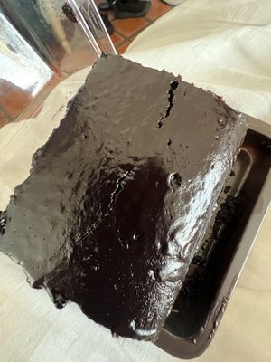 Chocolate cake  #Veganuary at Bodhi Tree Cafe in Chiang Mai