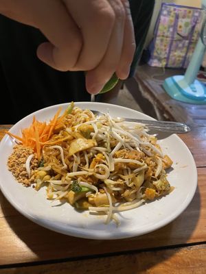 Pad Thai   at Bodhi Tree Cafe in Chiang Mai