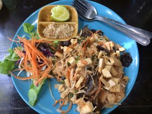Pad Thai at Bodhi Tree Cafe in Chiang Mai