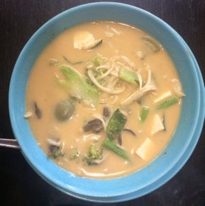 Panang curry. at Bodhi Tree Cafe in Chiang Mai