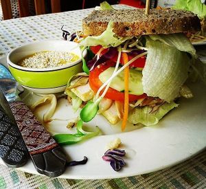 Sandwich at Bodhi Tree Cafe in Chiang Mai