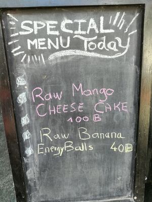 raw food at Bodhi Tree Cafe in Chiang Mai
