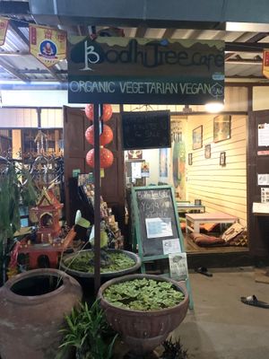 Front at Bodhi Tree Cafe in Chiang Mai