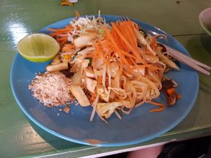 Vegan Pad Thai at Bodhi Tree Cafe in Chiang Mai
