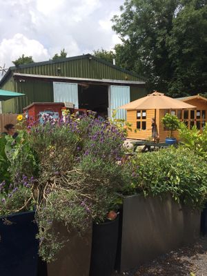 the cafe and shop at Castle Farm Cafe in Bath