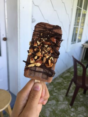 Homemade Icy Fudge POPS at La Bette a Cath in Notre Dame Du Portage