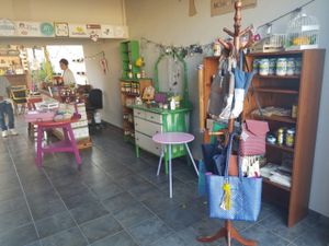 The store at El Patio Organico in Tijuana