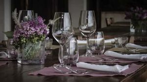 We enjoy to prepare the table with lot of colours! at Due Di Moro in Gardone Riviera