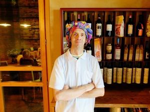 Luca Moro at Due Di Moro in Gardone Riviera