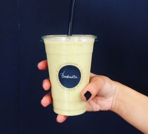 Mangolada smoothie at Barbarella Arkade in Ljubljana