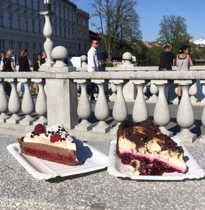 Cakes ❤️ at Barbarella Arkade in Ljubljana