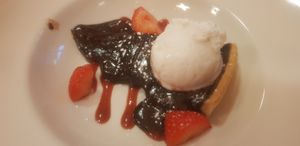 Chocolate & Orange Torte at Robinson's Bistro in Belfast