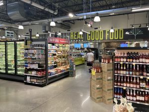 Inside store  at Whole Foods Market in Bedford