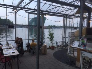 the main restaurant.  at Mediamatic ETEN in Amsterdam