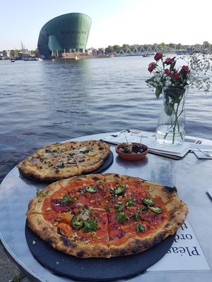 with a view at Mediamatic ETEN in Amsterdam