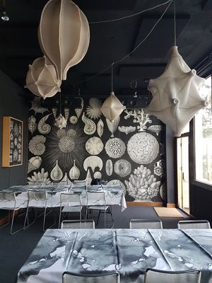 interior - restaurant room at Mediamatic ETEN in Amsterdam