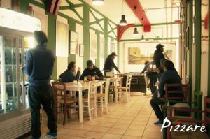 Main dining room Pizza Mauerpark Berlin at Pizzare in Berlin