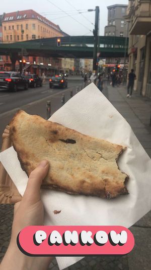 Vegan ";nutella"; calzone thing  at Pizzare in Berlin