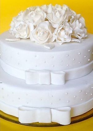 Wedding Cake at Pandas Barbaros in Recife